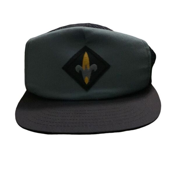 Vintage Boy Scouts Webelos Hat Cap SnapBack Made in USA - Picture 7 of 11